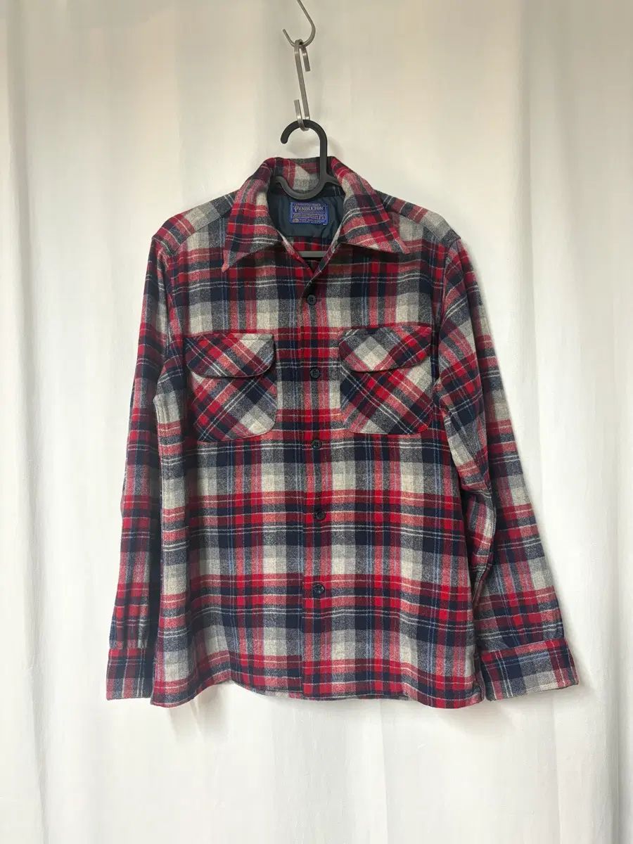 70's ペンドルトン バージンウール プレイド ボード シャツ