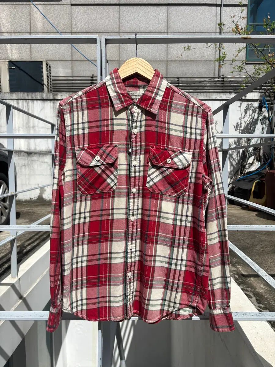 リーバイス ヴィンテージ タン チェック ウェスタン シャツ 7,671円