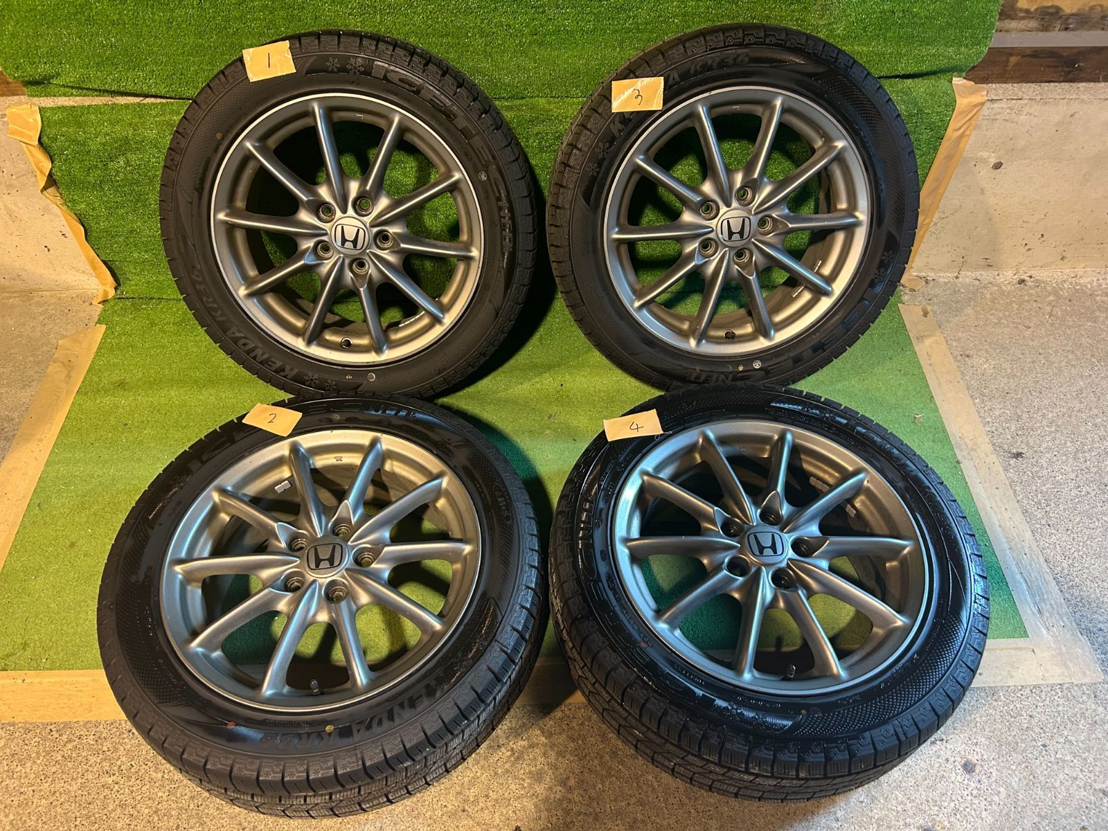 ★ホンダ　オデッセイ　RB1 スタッドレスタイヤ　純正ホイールセット　215/55R17　送料込み
