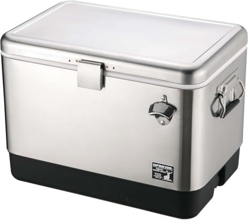 【数量限定】ステンレスフォームクーラー クーラーボックス 容量51L STAG) 水抜き栓・栓抜き付き キャプテンスタッグ(CAPTAIN UE-76 17,659円