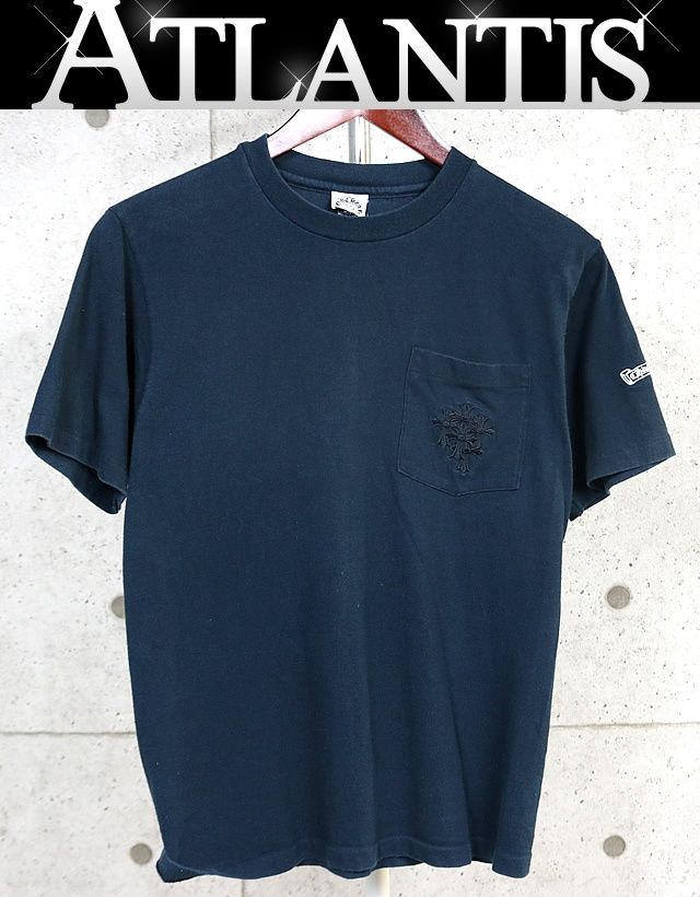 CHROME HEARTS 銀座店 クロムハーツ オールドヴィンテージ セメタリークロス ポケット Tシャツ 半袖 メンズ size:S 黒 104042