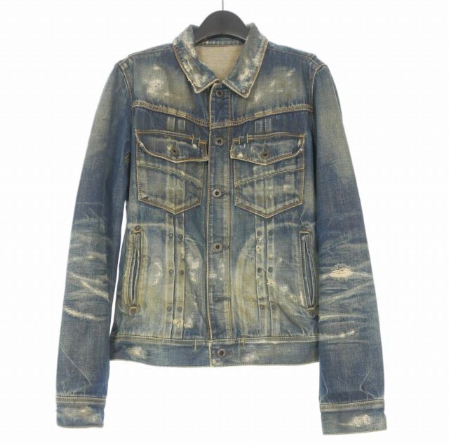 ディーティーエー DeeTA JOHNNY デニムジャケット Gジャン ブルゾン 長袖 M インディゴ DTA-901