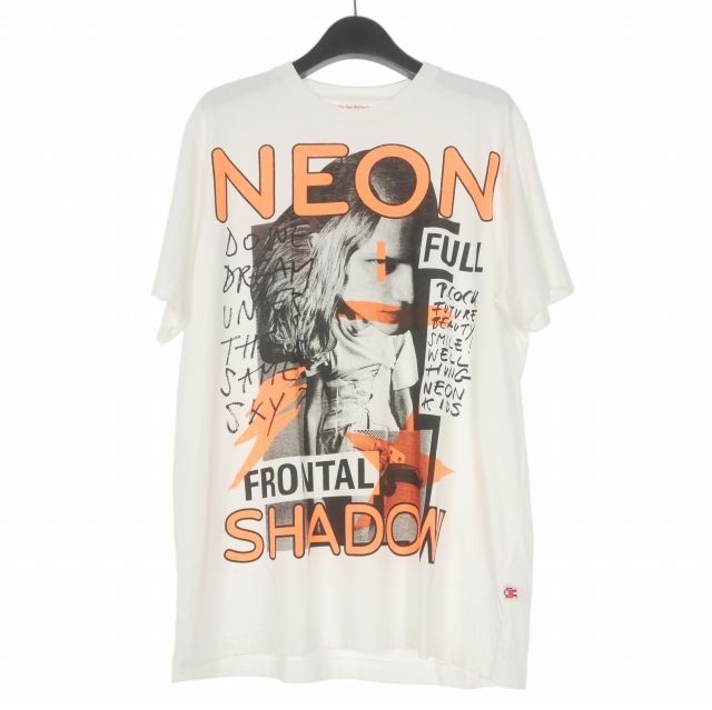 ウォルターヴァンベイレンドンク WALTER VAN BEIRENDONCK 22SS Neon Shadow プリントTシャツ カットソー 半袖 L ホワイト 白 国内正規