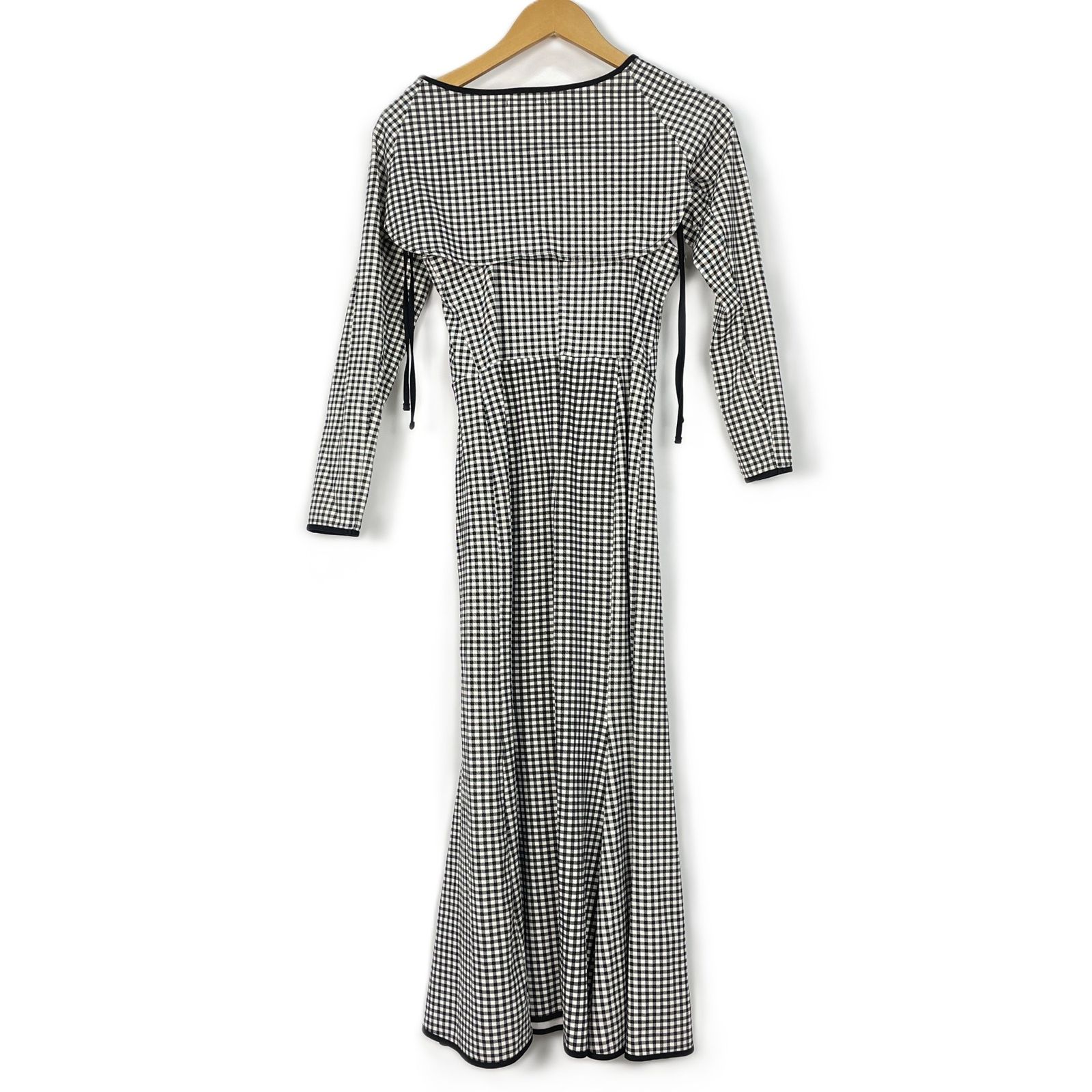 M ME EME エムミーエメ 10812 GINGHAM CHECK ENSEMBLE LONG ONEPIECE 