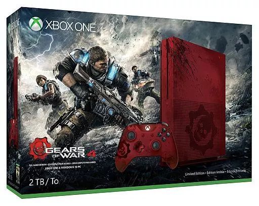 【中古】Xbox Oneハード 北米版 XboxOne S 2TB本体 Gears of War 4 Limited Edition(国内版ソフト動作可) 25,418円