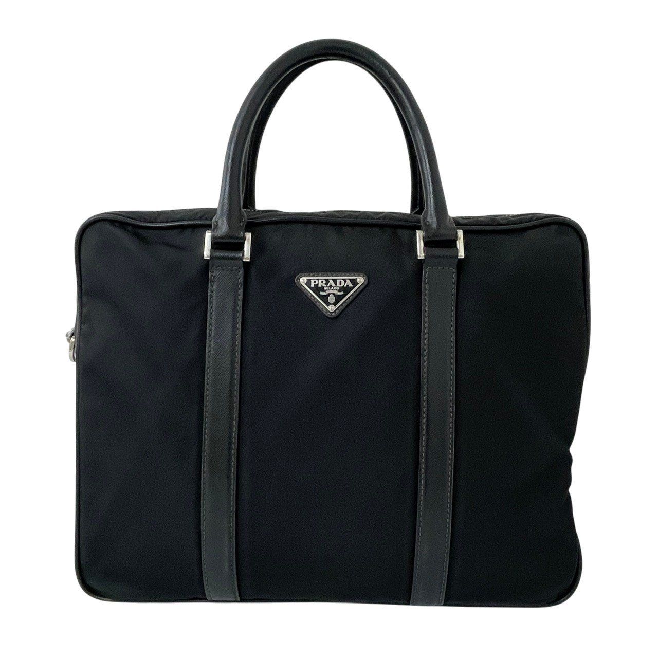 PRADA/プラダ/テスート/サフィアーノ/ブリーフケース/ビジネスバッグ/NERO/ブラック/2VE871/国内購入品/メンズ/RS2866 26,312円