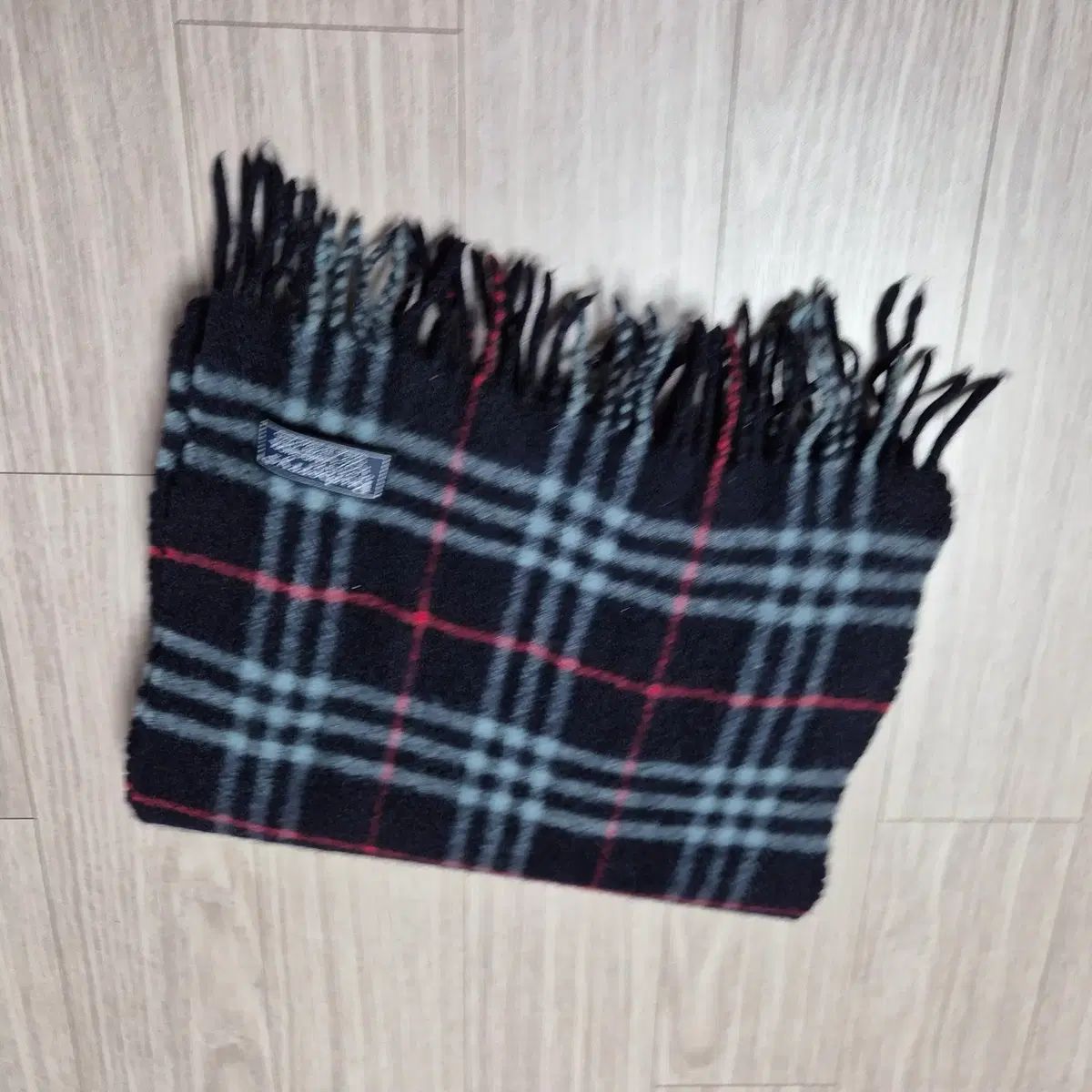 BURBERRYバーバリー 旧モデル 正規品 ラムウール マフラー CHECK ネイビー 7,634円