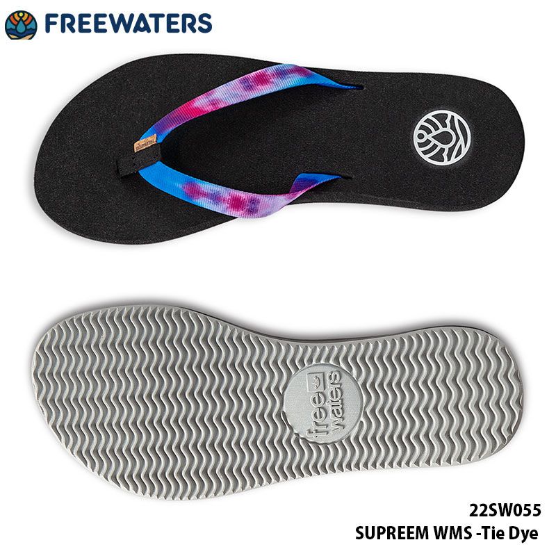Freewaters Freewaters SUPREEM WMS -Tie Dye Supreme Womens Amphibious Beach Ocean Swimming Pool Sandals