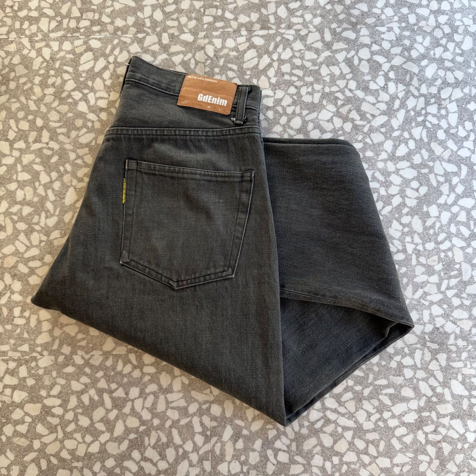 [ Archive アーカイブ Y2K ] GOOD ENOGH / 90’-00’s 先染め black denim size 32×32 グッドイナフ　ブラックデニム　先染め　パンツ　ストリート　裏原　アーカイブ　藤原ヒロシ　スケートシング　岩井徹　水継 11,925円