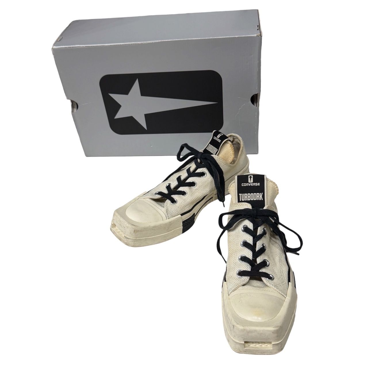 Rick Owens DRKSHDW × CONVERSE TURBODRK OX CHUCK 70 ターボダーク スクエアトゥローカットスニーカー シューズ