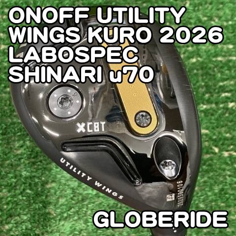 【中古】ユーティリティ ダイワ ONOFF UTILITY WINGS KURO 2026/LABOSPEC SHINARI u70/S/18[1698]オノフ　ユーティリティ　クロ　2U 2H　U2 H2　シナリ　ラボス