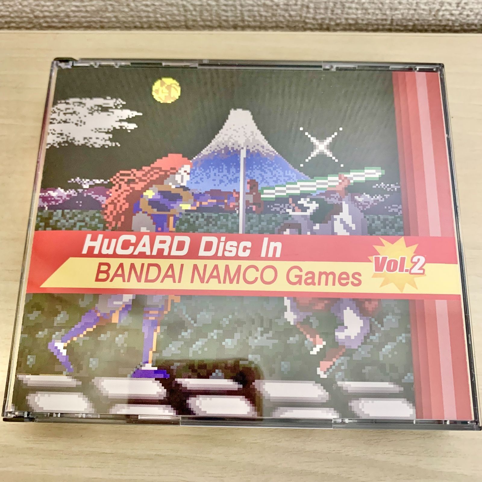 【新品開封済み】HuCARD Disc In BANDAI NAMCO Games Inc.Vol.2　ディスク３枚セット、帯あり、特典ステッカー付き