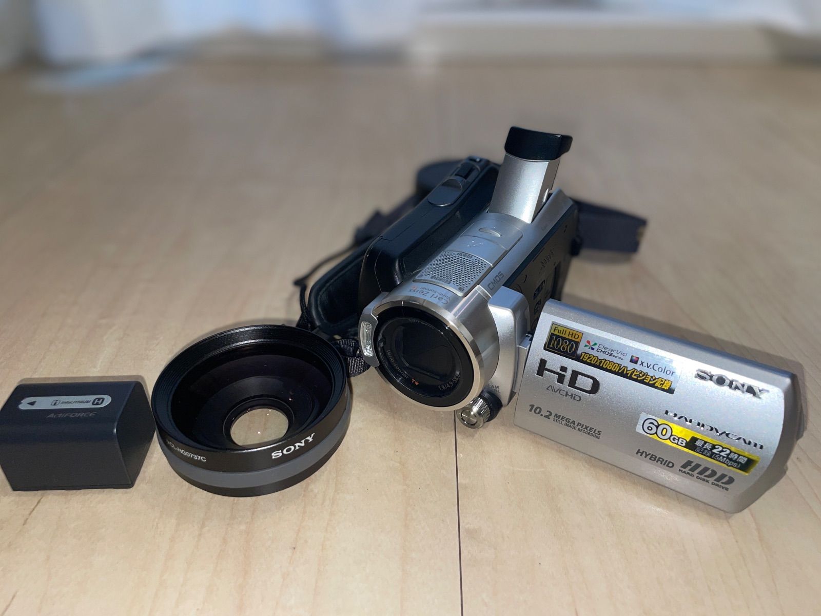 SONY Sony Handycam HDR-SR11 Digital Video Camera with Wide Conversion Lens, Operation Confirmed, Good Condition, Video Camera, Same Day Shipment _423