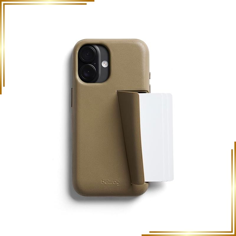 【新品】 Bellroy Phone Case ? 3 Card - iPhone 17用 - Khaki 0