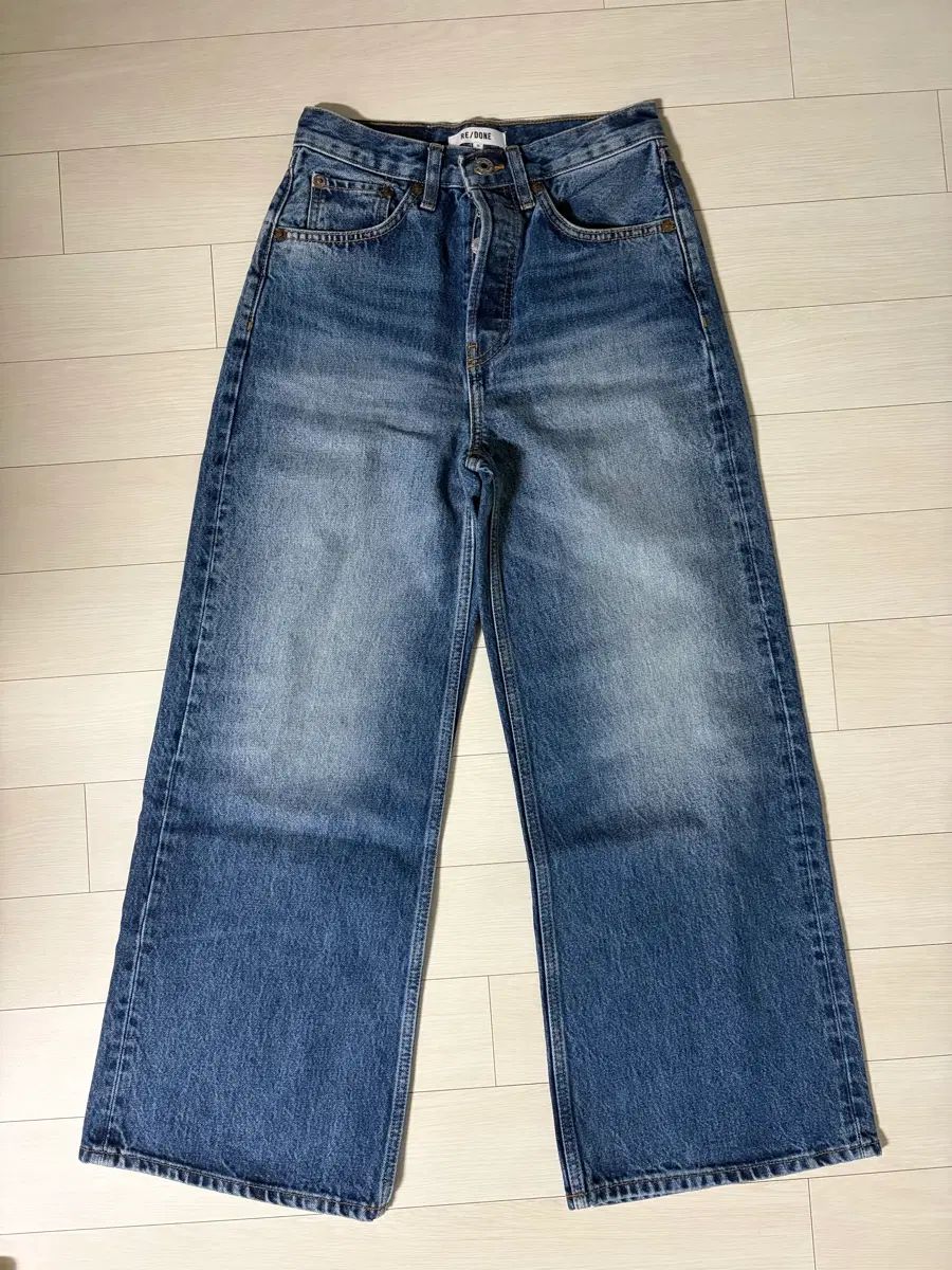 新品 redone リーダン ワイド クロップドジーンズ 141-03WHRWLCP 24サイズ