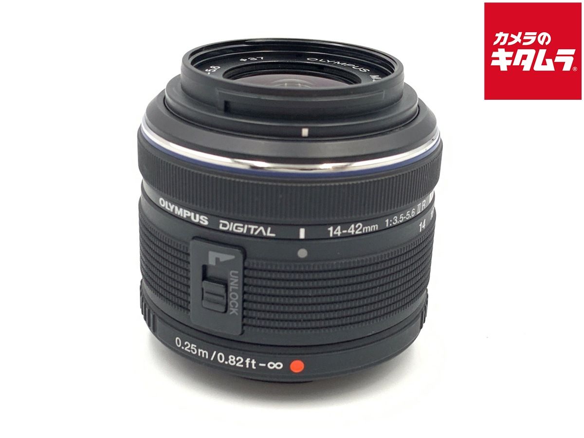 【中古】 【難あり品】 オリンパス M.ZUIKO DIGITAL 14-42mm F3.5-5.6 II R ブラック