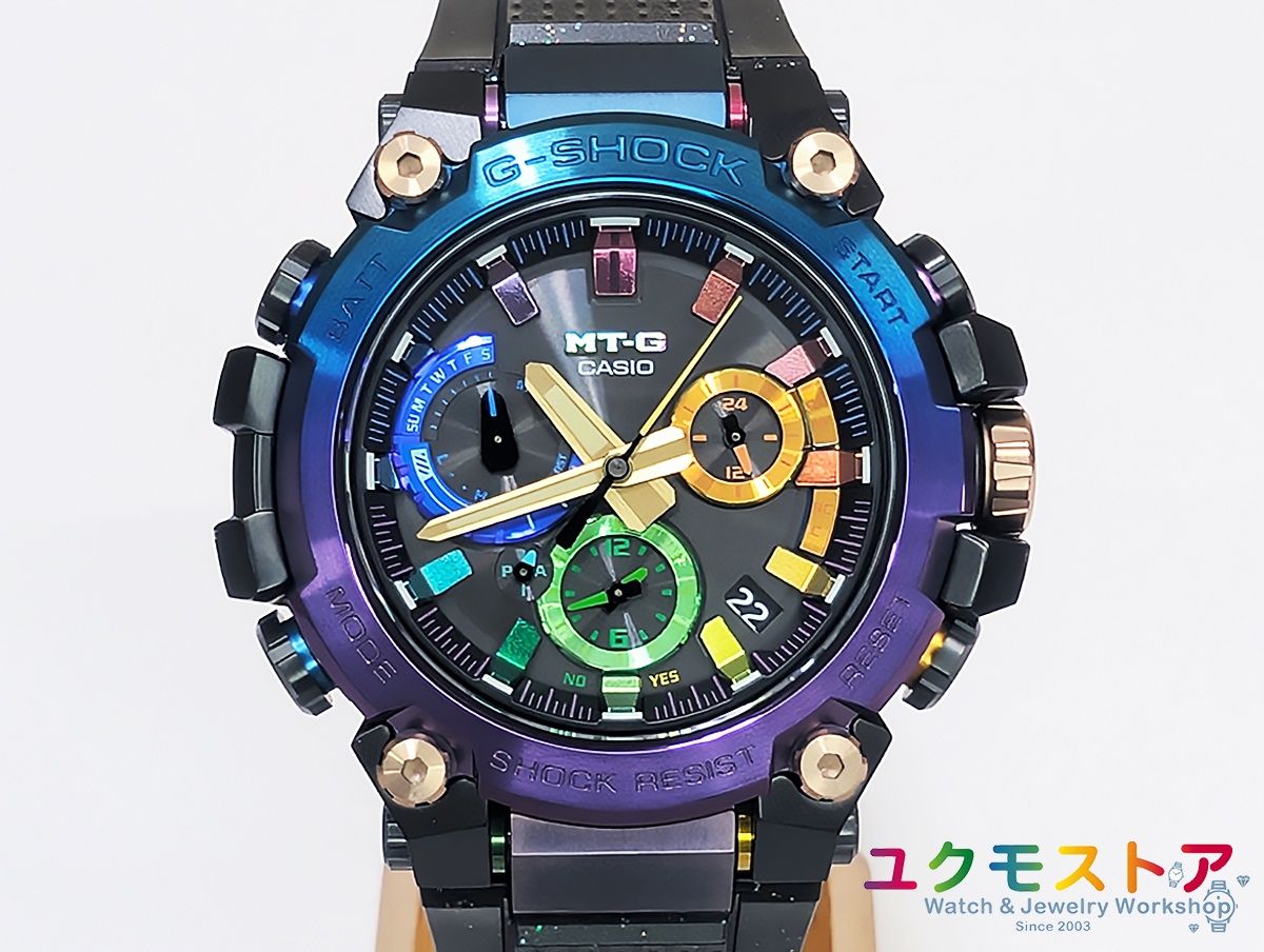 【送料無料】展示未使用 CASIO G-SHOCK MT-G MTG-B3000DN-1AJR ディフューズネブラ 電波ソーラー モバイルリンク オーロラ 拡散星雲 完品【プレゼント ご褒美 ギフト】