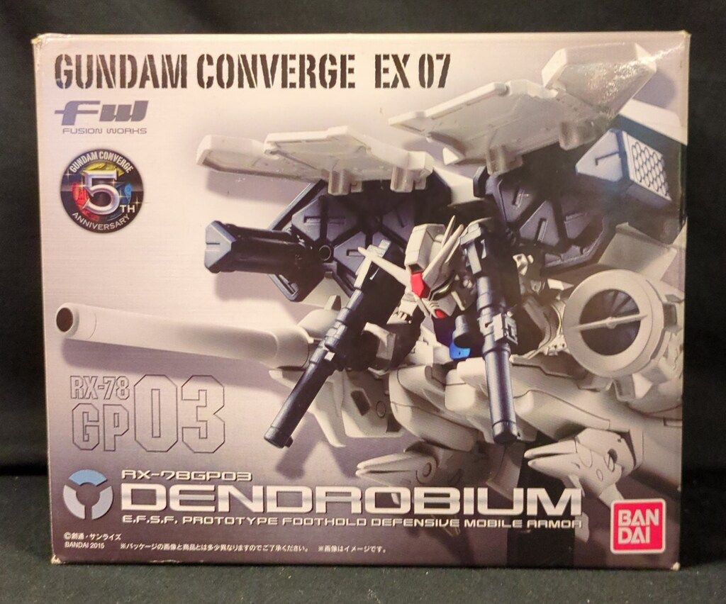 Bandai FW GUNDAM CONVERGE Mobile Suit Gundam 0083 STARDUST MEMORY Dendrobium EX07
