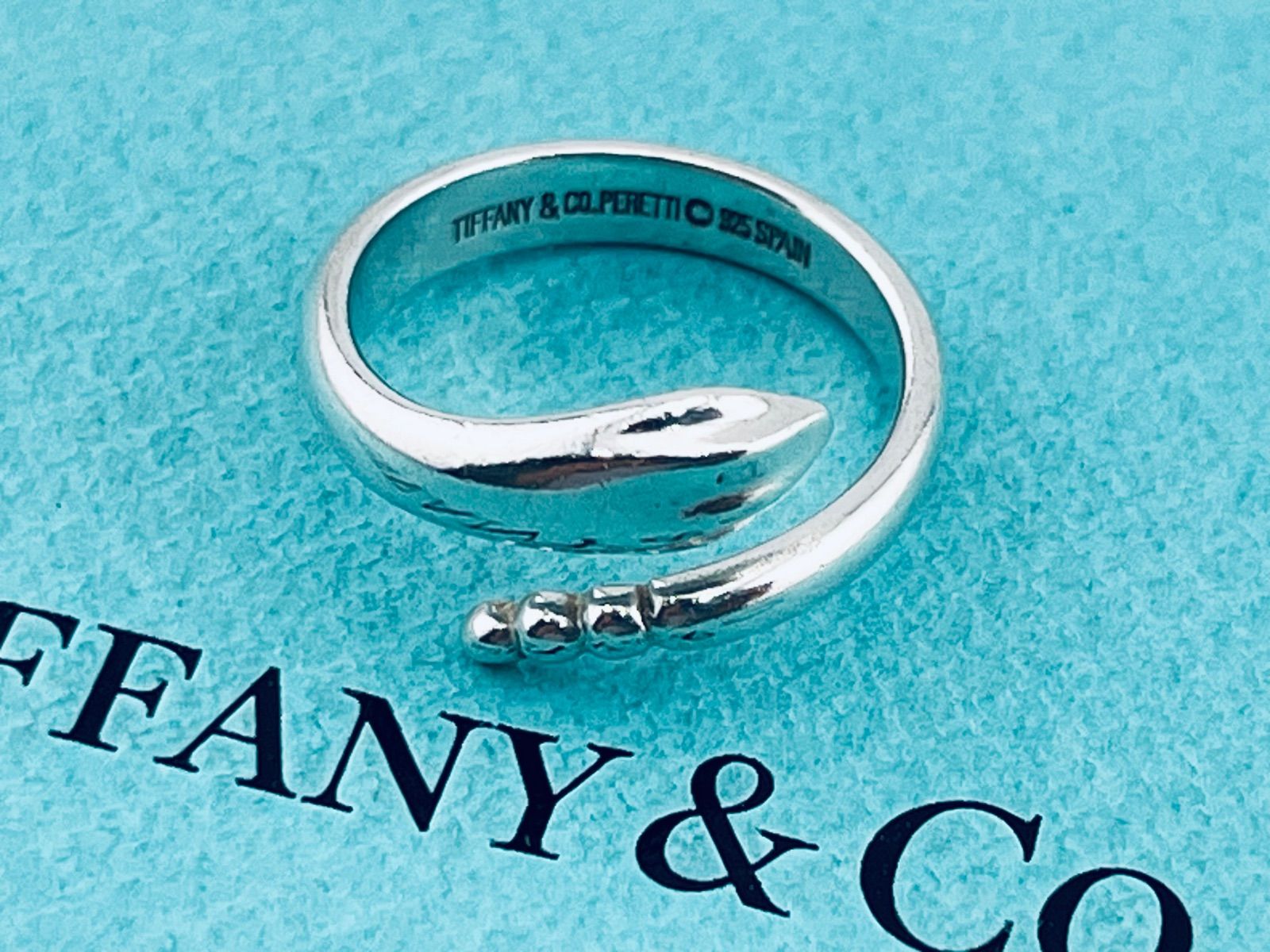 Tiffany リング　シルバー925 a286 Tiffany&Co. 希少 ティファニー スネーク 蛇 リング シルバー 925