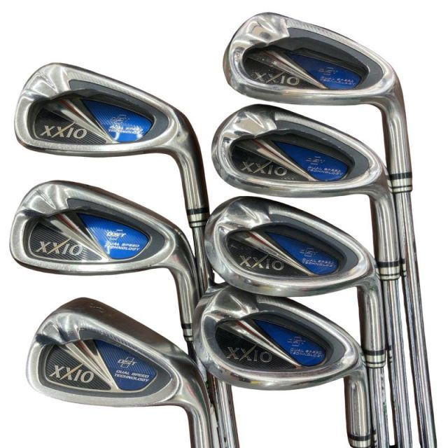 【中古】 ダンロップ XXIO(2014) 8S アイアンセット IR NS PRO 900GH D.S.T for XXIO (フレックスR) メンズ 男性用 右利き 右用 Cランク ゴルフクラブ