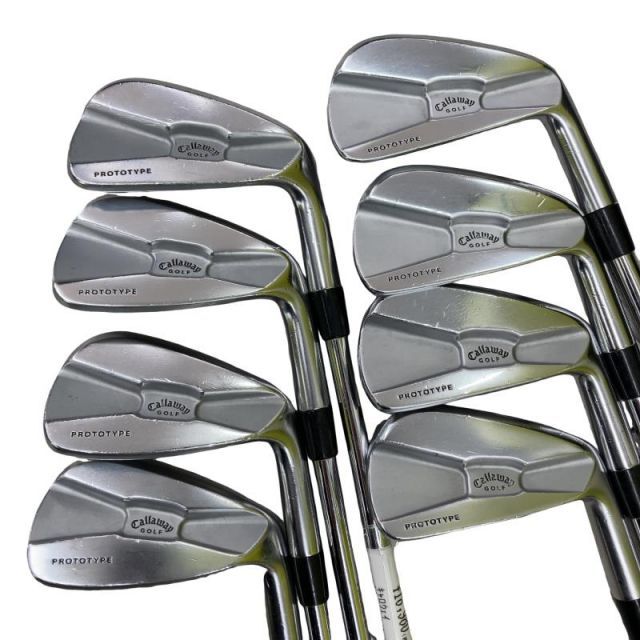 【中古】 キャロウェイ X PROTOTYPE 8S アイアンセット IR Memphis 10 DB (フレックスUNI) メンズ 男性用 右利き 右用 Dランク ゴルフクラブ