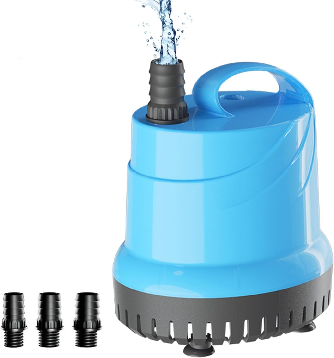 YOKEKON 水中ポンプ 100v 底部入水式 循環ポンプ 最大吐出量5000L/h 揚程5m 125W 省エネ 低騒音 水槽ウォーターポンプ 水族館給水 排水ポンプ 風呂水ポンプ プール水抜きポンプ 池 プール ガーデン 水耕栽培 アクア b7aad4d9