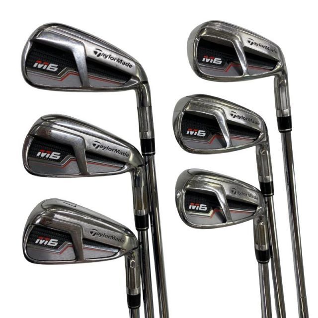 【中古】 テーラーメイド M6 6S アイアンセット IR RE-AX 85 STEEL (フレックスS) メンズ 男性用 右利き 右用 Dランク ゴルフクラブ