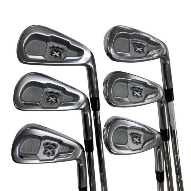 【中古】 キャロウェイ X FORGED(2009) 6S アイアンセット IR Dynamic Gold (フレックスS) メンズ 男性用 右利き 右用 Cランク ゴルフクラブ