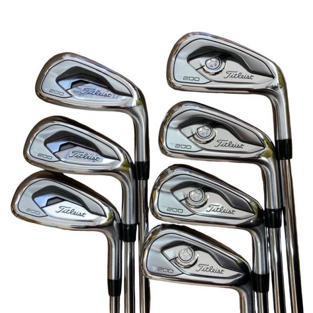 【中古】 タイトリスト Titleist T200 8S アイアンセット IR NS PRO 950GH neo (フレックスS) メンズ 男性用 右利き 右用 Cランク ゴルフクラブ