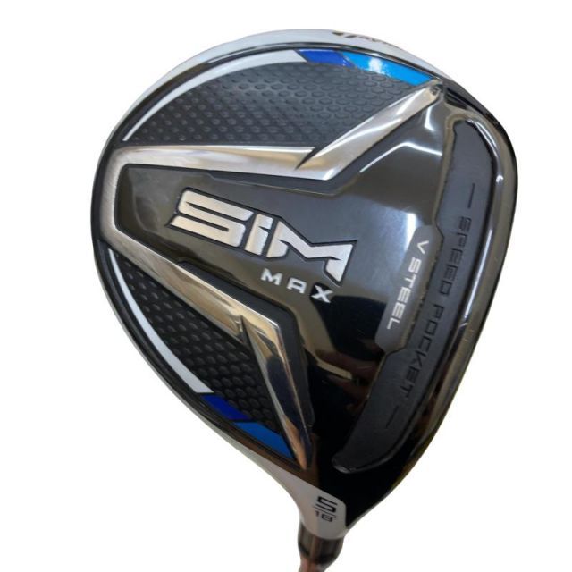【中古】 テーラーメイド SIM MAX 5W フェアウェイウッド FW TENSEI BLUE TM50(FW) (フレックスS) メンズ 男性用 右利き 右用 Cランク ゴルフクラブ