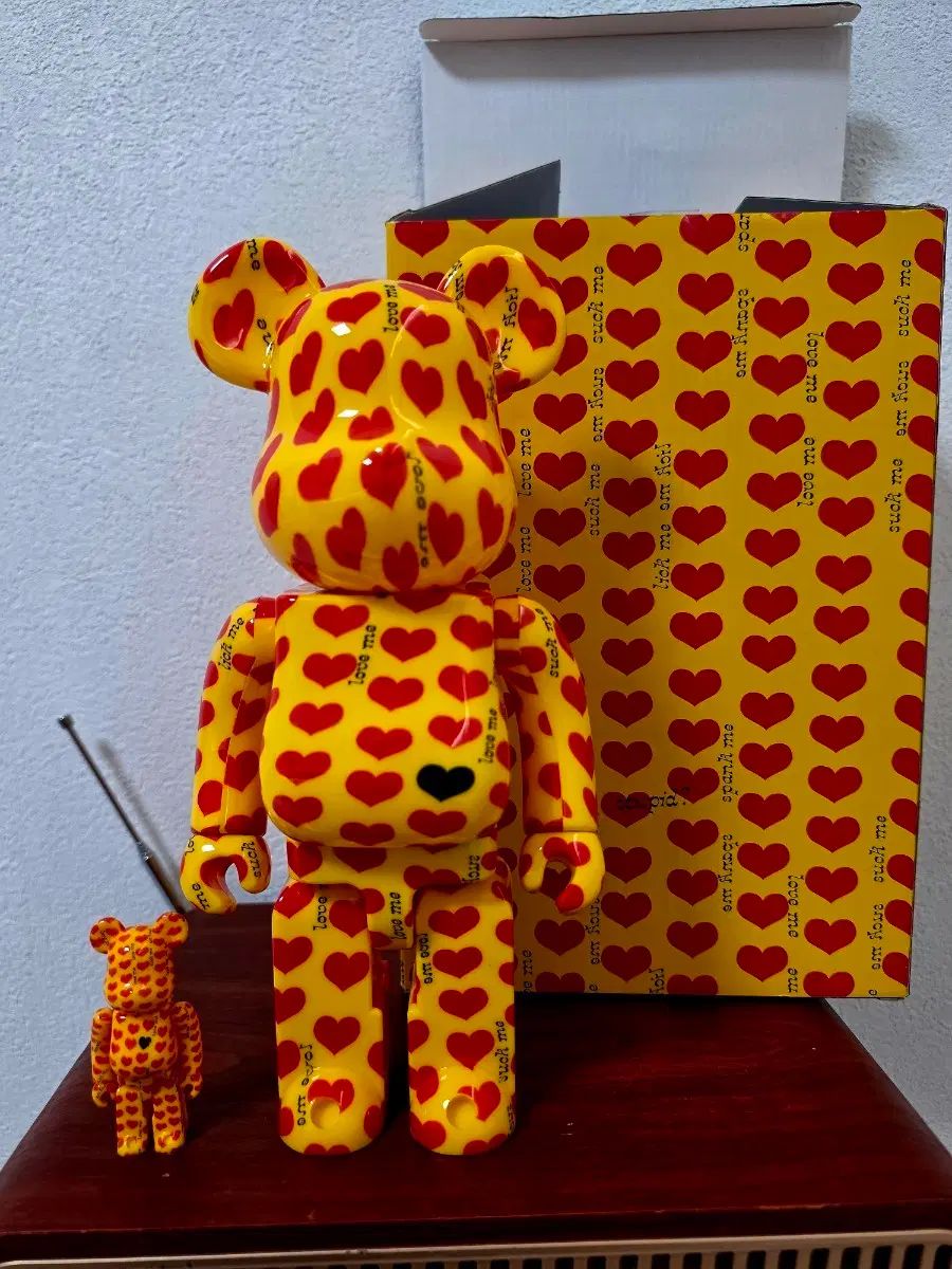 ヒデ L エルハ ハート 400% 100% セット BE@RBRICK(ベアブリック)