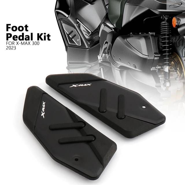 ヤマハ X-MAX 125 250 300 400 XMAX125 XMAX250 XMAX300 XMAX400 2017-2024 用バイク フットレストフットパッドペダルプレートペダル