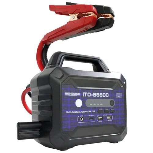 ms88HOUSE ジャンプスターター 12V 24V 大容量 修理対応可 58800mAh ハイパーフォーマンスモデル ガソリン/ディーゼル車対応 1年 船 船舶 重機 パワーショベル ハイブリッド車対応 最大電流 3000A 58800m 085443b6