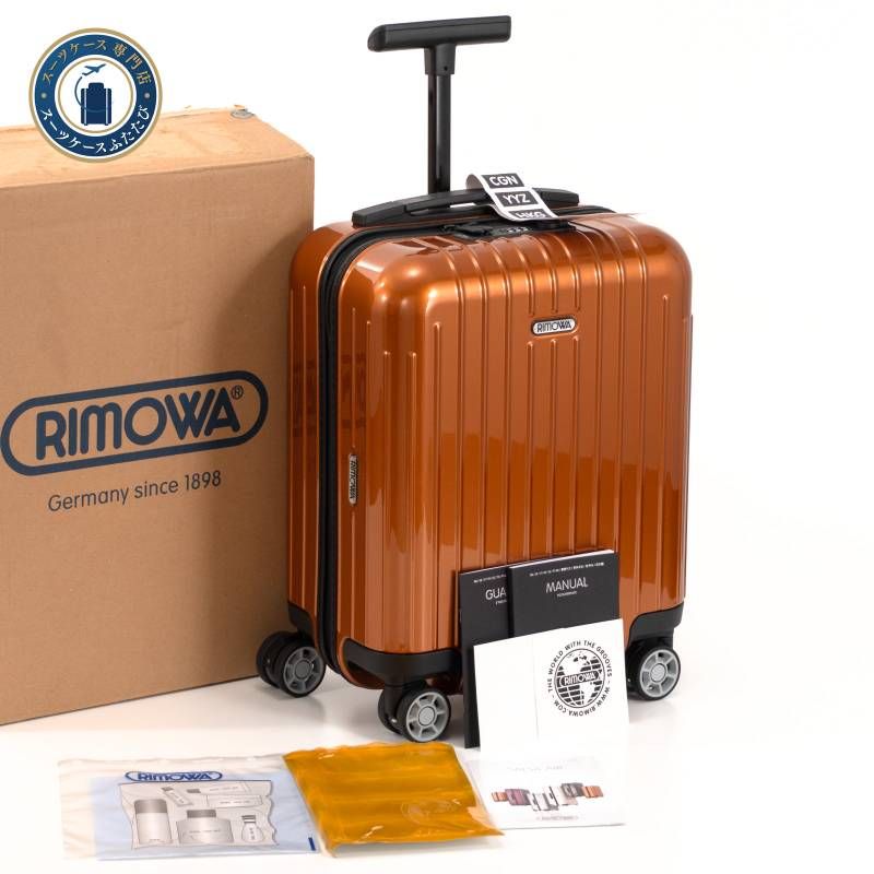 新品未使用 RIMOWA リモワ SALSA AIR サルサエアー 22L 機内持ち込み 4輪 TSAロック Mini ミニ インカゴールド 小型 超軽量 スーツケース キャリーバッグ