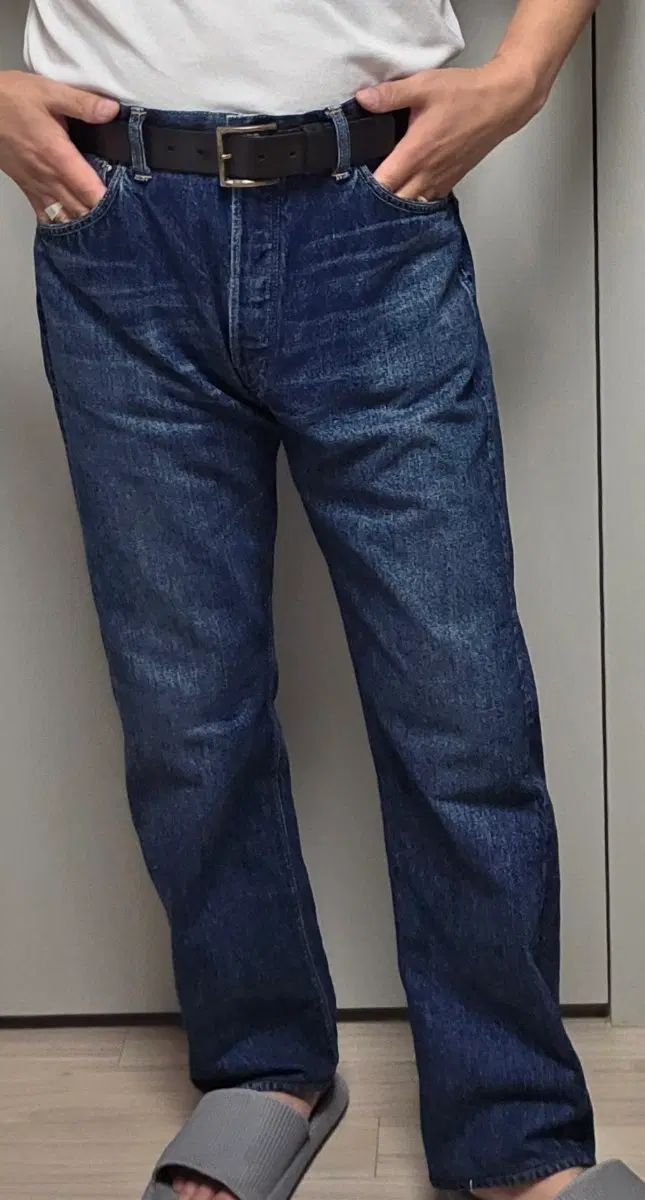オアスロウ orSLOW 105 2 year wash セルビッジ ジーン パンツ 4 (33 34)