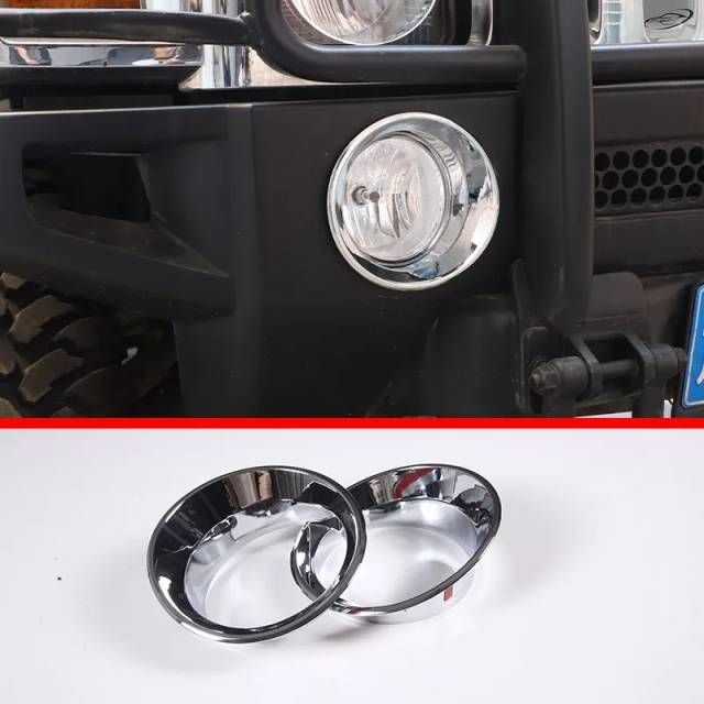 ハマーH3 2005-2009用 ABS グロスシルバー ボンネットエアベントアウトレットウィングトリム フロントフォグライト装飾フレーム テールライトカバー