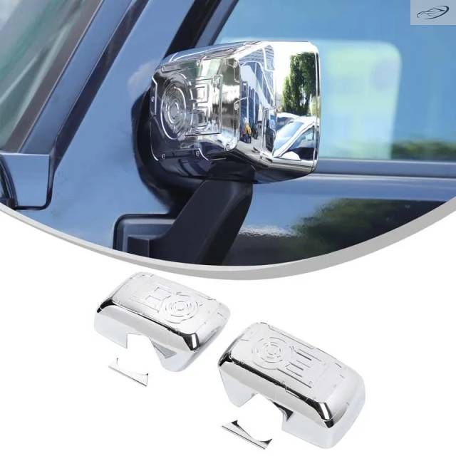 ハマーH3 2005-2009用 ABS グロスシルバー ボンネットエアベントアウトレットウィングトリム フロントフォグライト装飾フレーム テールライトカバー