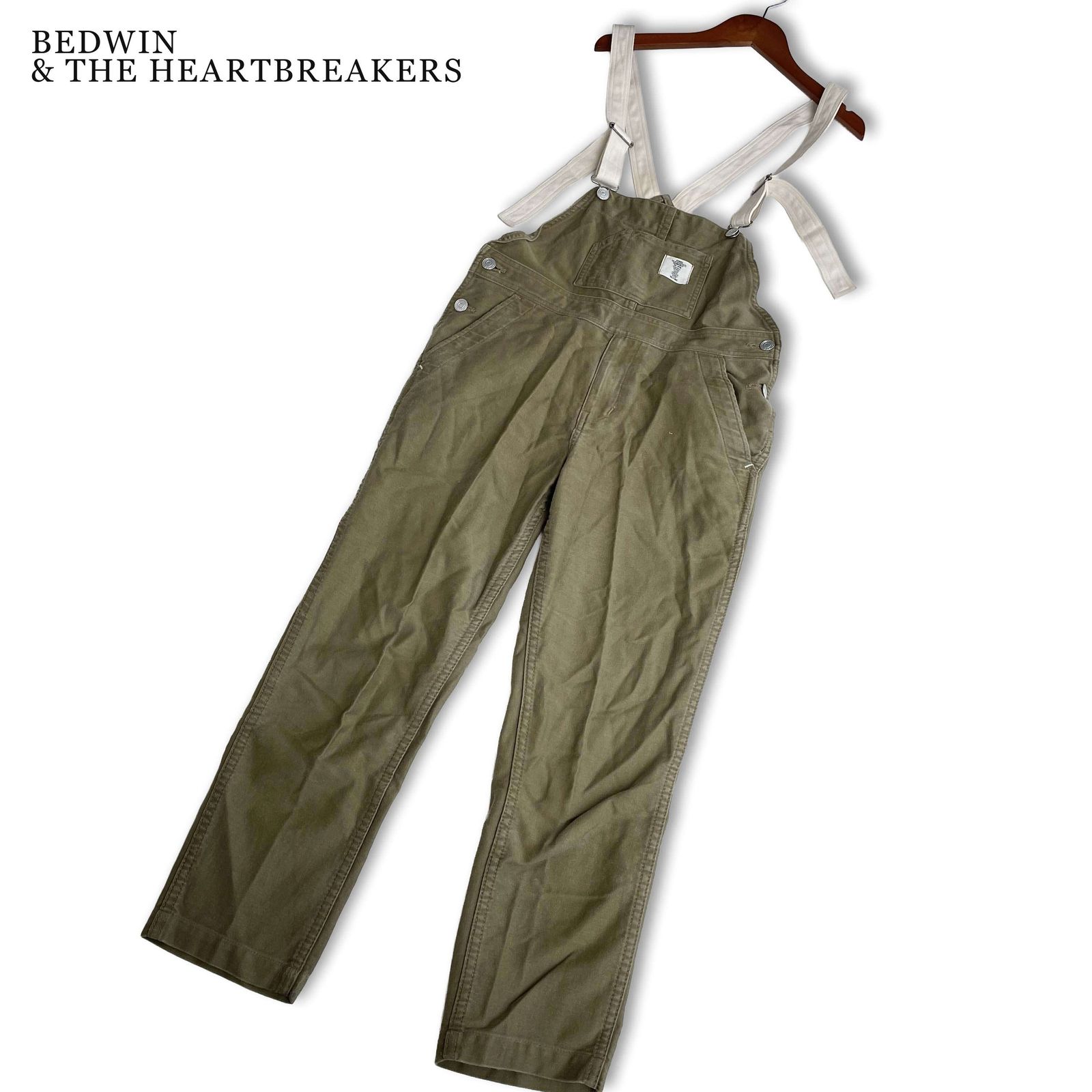 BEDWIN つなぎ オーバーオール　オールインワン BEDWIN & THE HEARTBREAKERS ベドウィン 通年☆ ツイル オーバーオール