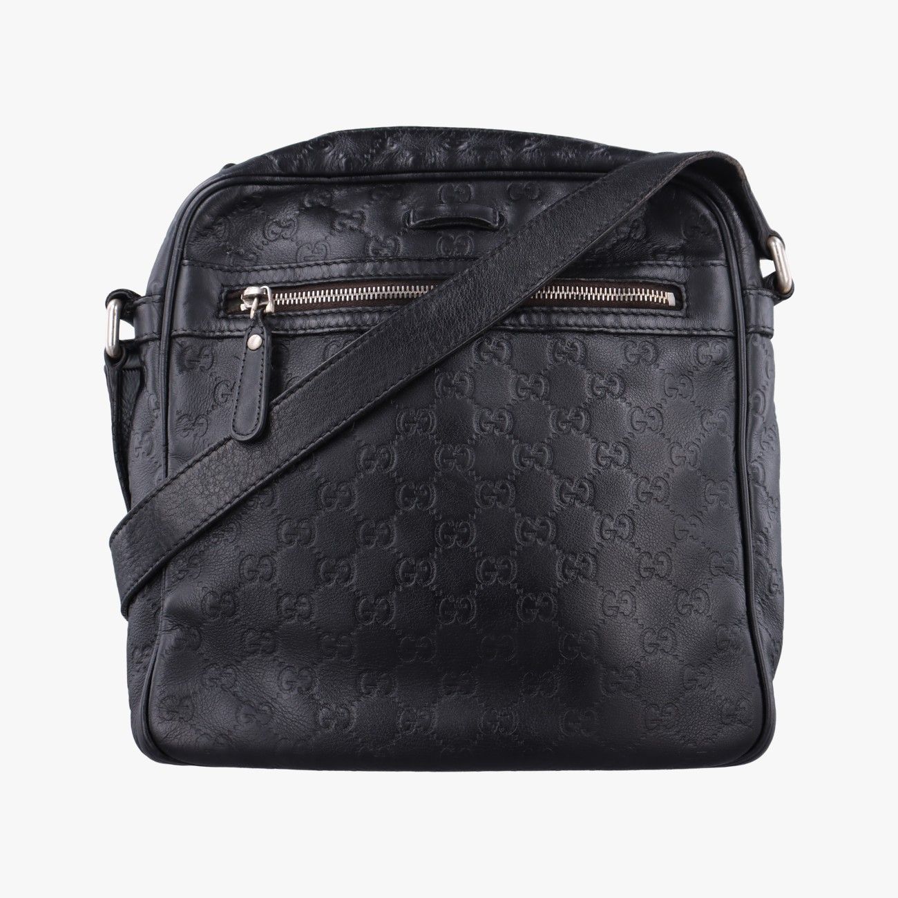 グッチGucciGGインプリメ メッセンジャー ブラック レザー 201448 F011091114