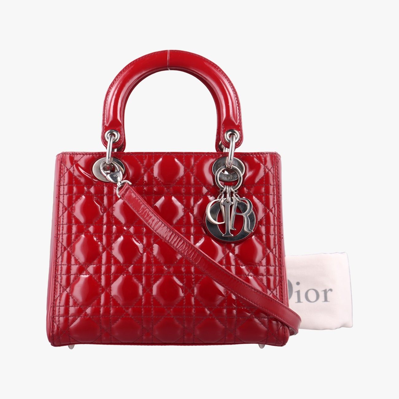 クリスチャンディオールChristian Diorレディディオール レッド パテント 16-BO-0131 B 70,400円