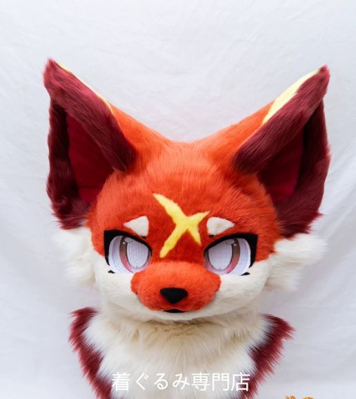 狼　犬　猫　着ぐるみ 　ヘッド ケモノ ファースーツ ぬいぐるみ コスプレ コスチューム Kurumi 一点物 E138 50,400円