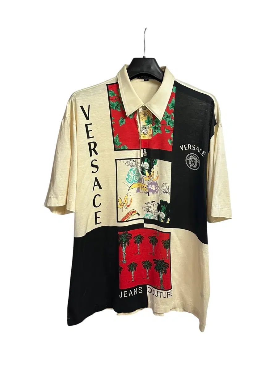 ヴィンテージ Versace 半袖 カラーTシャツ XL 7,004円