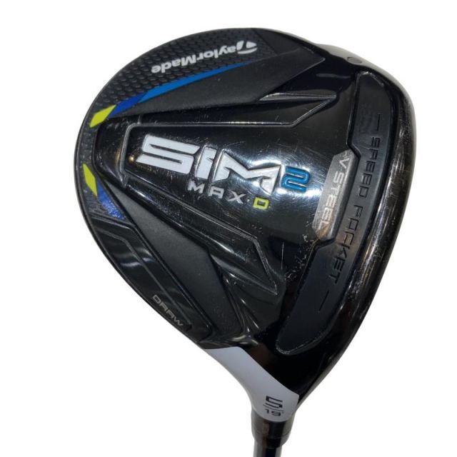 【中古】 テーラーメイド SIM2 MAX-D 5W フェアウェイウッド FW TENSEI BLUE TM50(SIM2 FW) (フレックスS) メンズ 男性用 右利き 右用 Cランク ゴルフクラブ