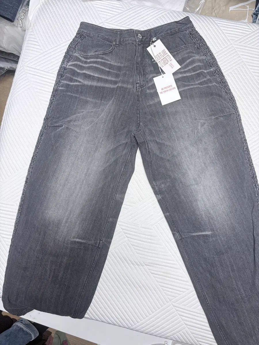 (新品) ETCE シャーリング バギーパンツ L