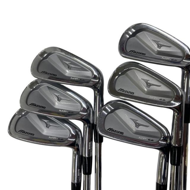 【中古】 ミズノ MP-66 6S アイアンセット IR 純正特注シャフト (フレックスX) メンズ 男性用 右利き 右用 Cランク ゴルフクラブ