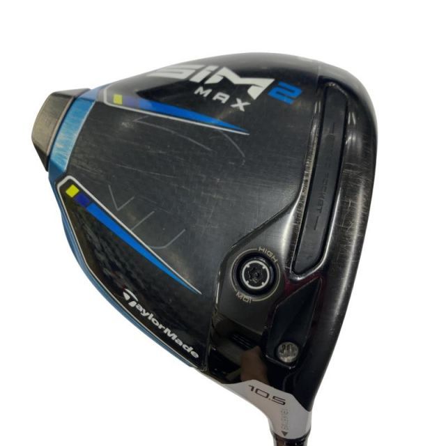 【中古】 テーラーメイド SIM2 MAX 10.5° ドライバー DR TENSEI BLUE TM50(SIM2 DR) (フレックスSR) メンズ 男性用 右利き 右用 Cランク ゴルフクラブ