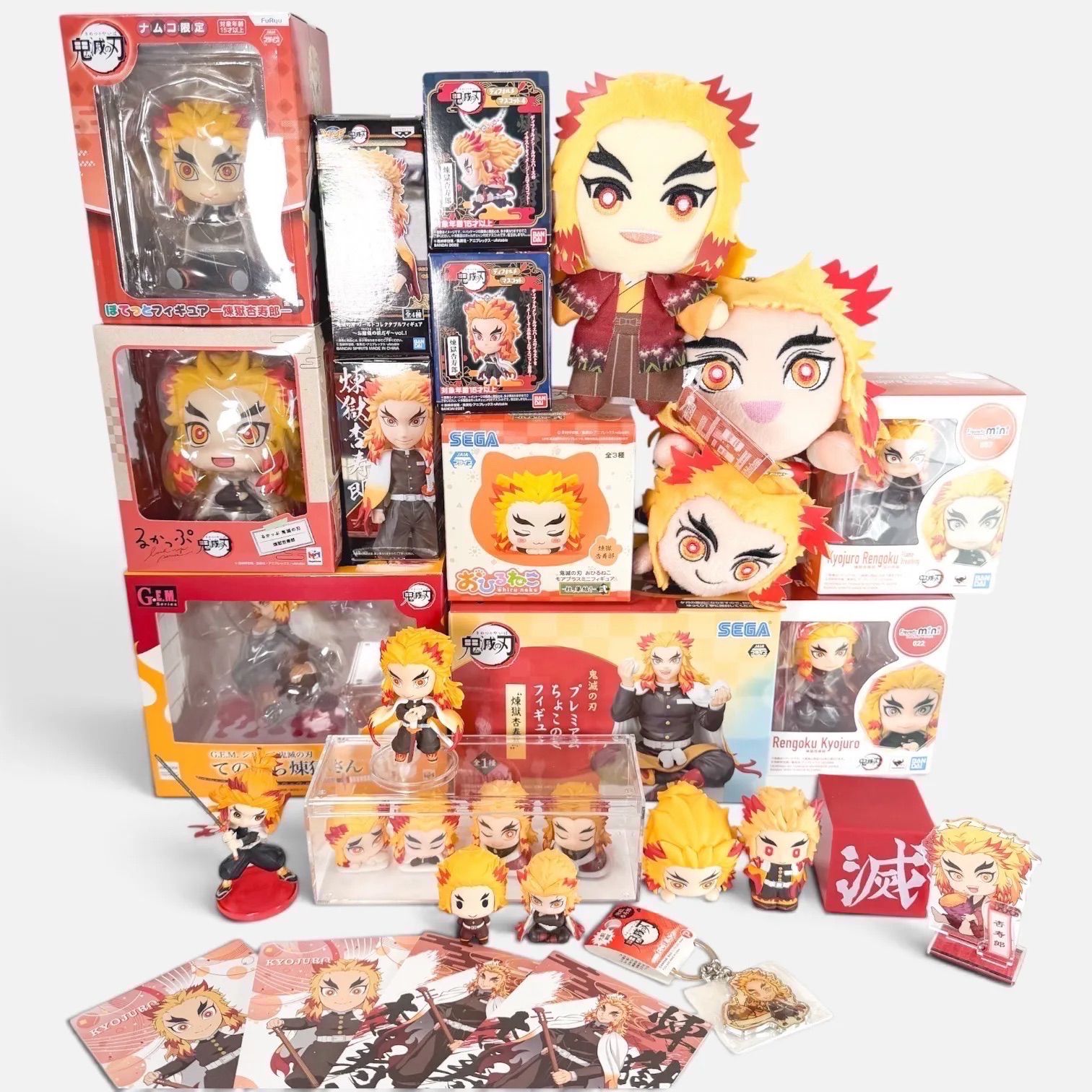 未使用含む 鬼滅の刃 煉獄杏寿郎のみ フィギュア マスコット アクスタ など まとめ売り