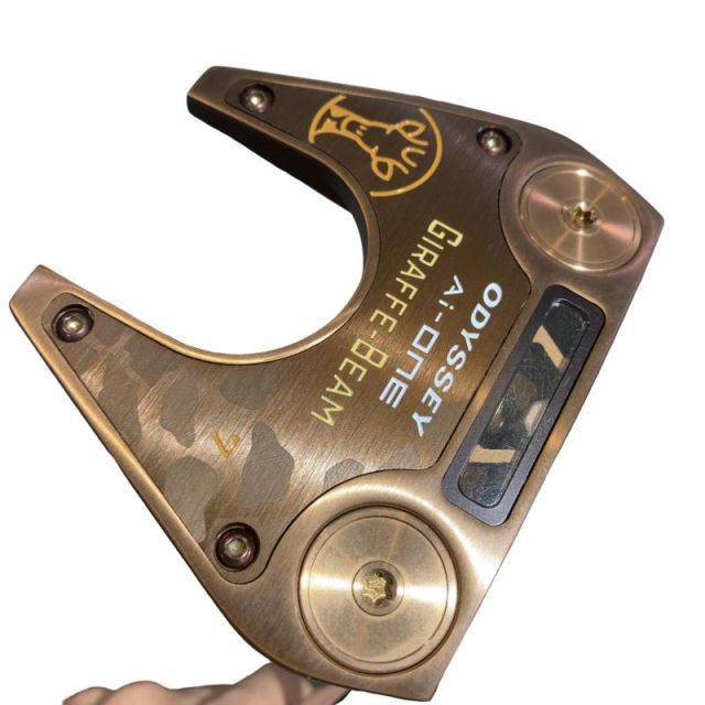 【中古】 オデッセイ Ai-ONE GIRAFFE-BEAM #7 34インチ パター PT STROKE LAB 90 スチール (フレックスその他) メンズ 男性用 右利き 右用 Bランク ゴルフクラブ