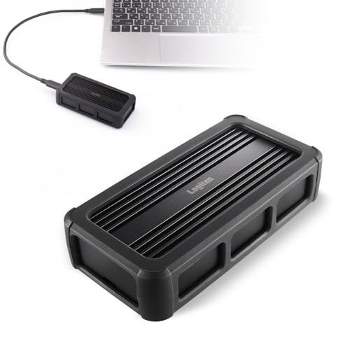 ロジテックダイレクト USB4 M.2 SSD ケース 外付け 40Gbps Thunderbolt 3/4 Gen3×2/Gen4 NVMe 読込3,800MB/s M-Key B&M-Key 2280 2260 2242 2230 Typ 39b3b7e5