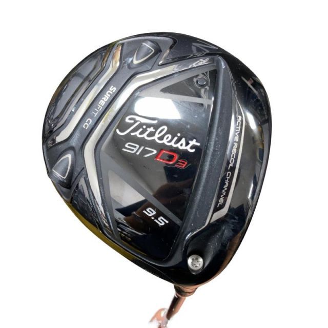 【中古】 タイトリスト 917 D3 9.5° ドライバー DR 純正特注シャフト (フレックスX) メンズ 男性用 右利き 右用 Cランク ゴルフクラブ